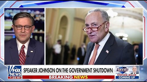 Speaker Johnson: Schumer's A Reckless Idiot