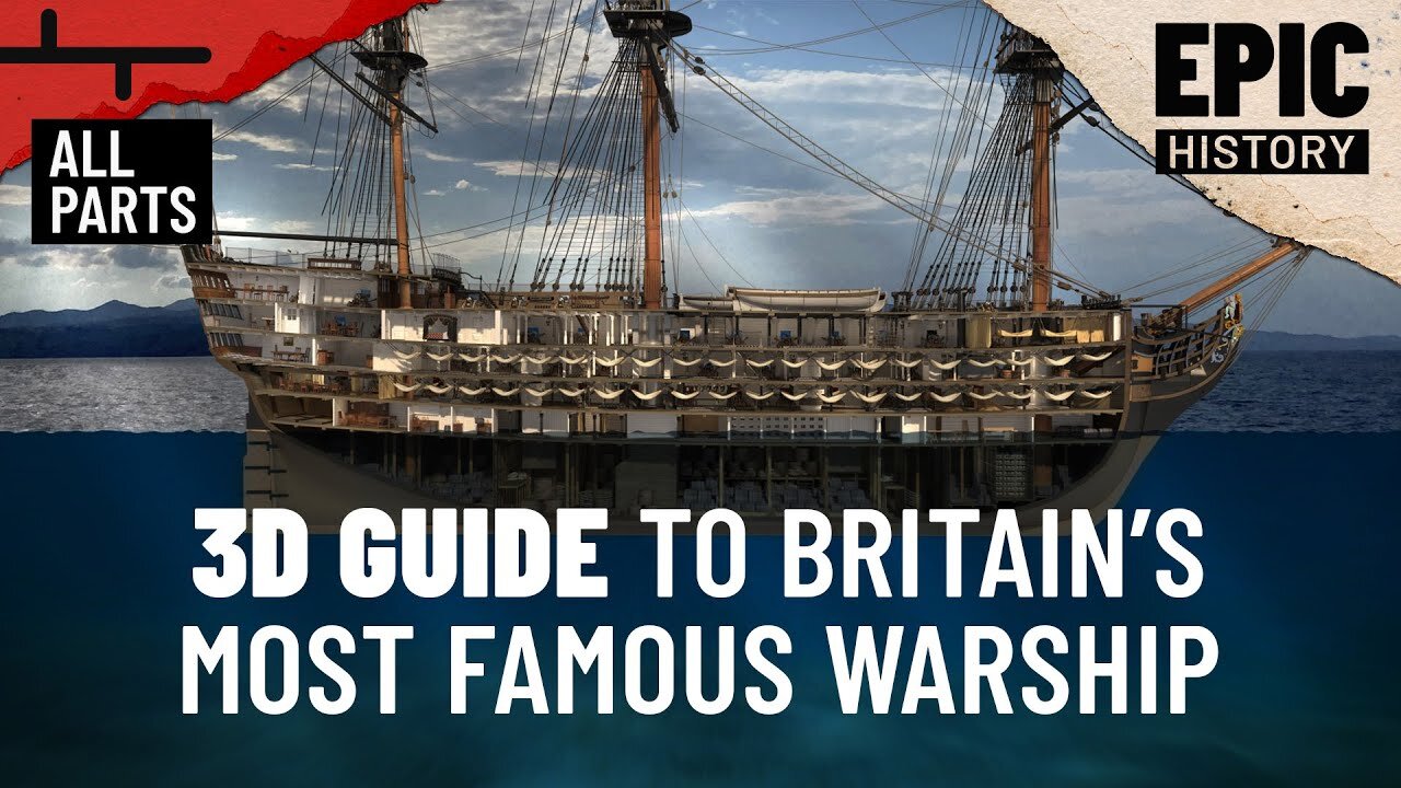3D Guide to Britain's Most Famous Warship - HMS Victory