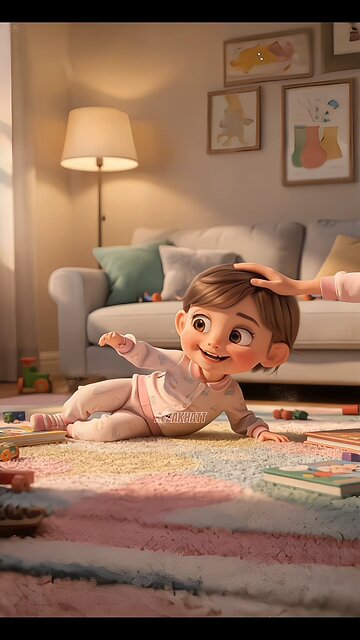 Still smiling, even when falling