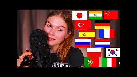 ASMR All Colors Whispered in 13 Different Languages