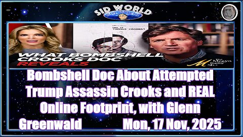 Bombshell Doc About Attempted Trump Assassin Crooks and REAL Online Footprint, with Glenn Greenwald