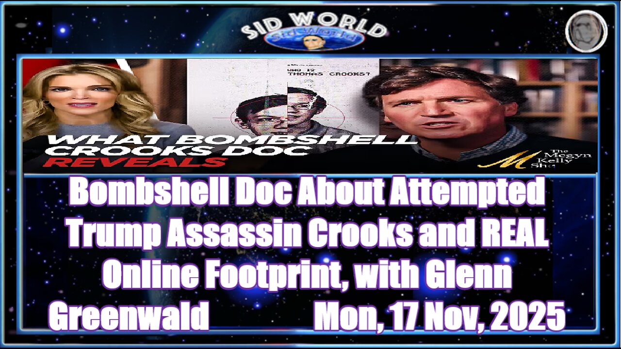 Bombshell Doc About Attempted Trump Assassin Crooks and REAL Online Footprint, with Glenn Greenwald