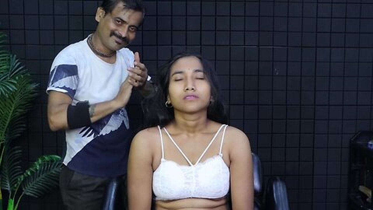 Unwanted Hair Removal from Armpit _ Fire Hair Removal _ Neck Cracking _ Spine Cracking _ ASMR