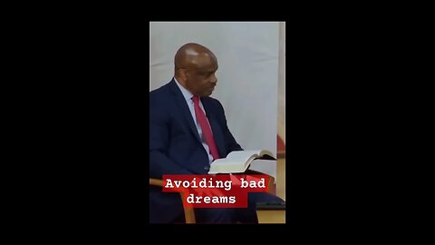 How to avoid bad dreams!