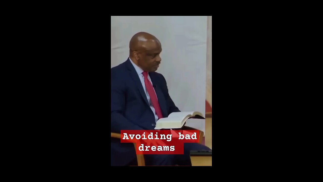 How to avoid bad dreams!