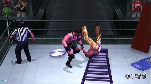 Rob Van dam vs Rey Mysterio |TLC |π🪜🪑 SmackDown Here Comes the Pain |#💪 Rvd👎 # Frog Splash#