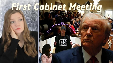 President Donald Trump Holds FIRST Cabinet Meeting (Featuring Elon Musk)