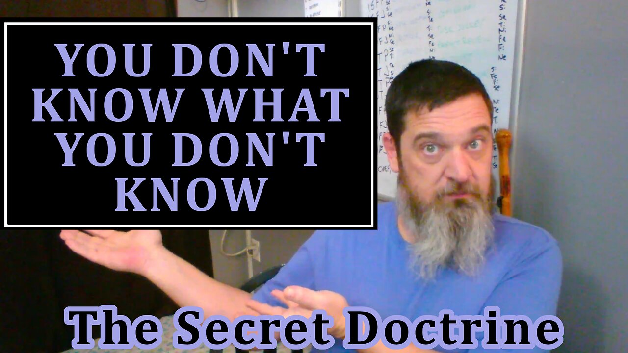 Esoterica: On Addendums and Unknown Knowledge -The Secret Doctrine