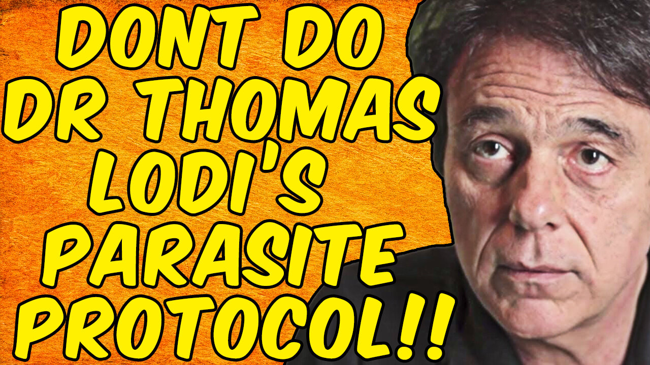 WHY I DON'T RECOMMEND DR. THOMAS LODI'S PARASITE DETOX PROTOCOL!