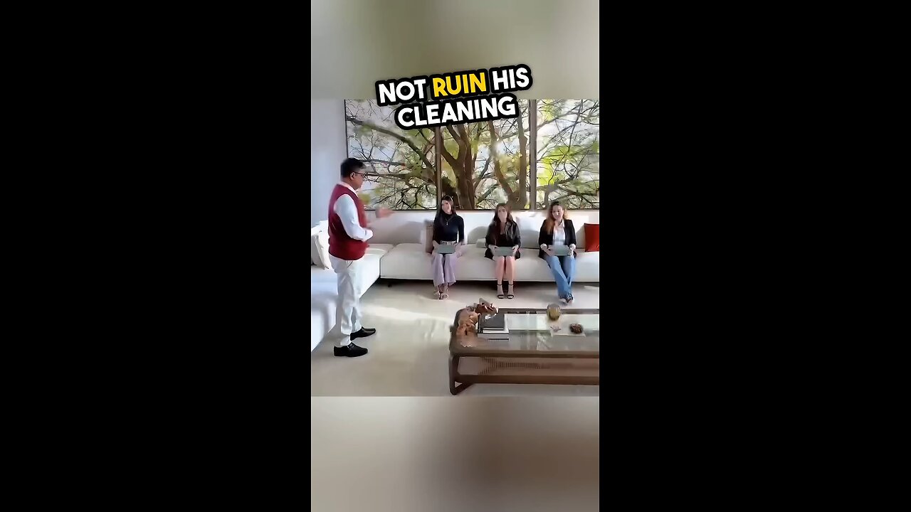 He wanted to surprise his three daughters ♥️