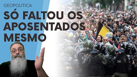 PROTESTOS "DOS APOSENTADOS" na ARGENTINA teve SINDICATO, TORCIDA ORGANIZADA, QUEBRA-QUEBRA e PRISÕES