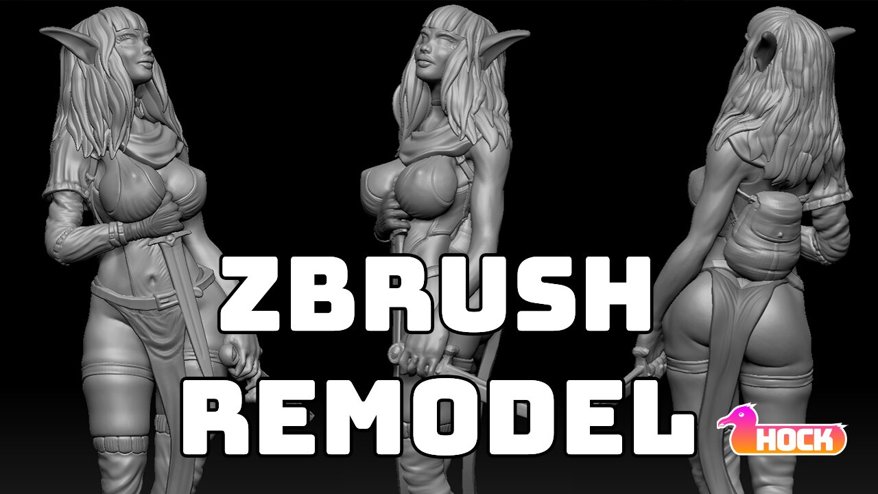 Remodel In ZBrush For Spin Casting pT4