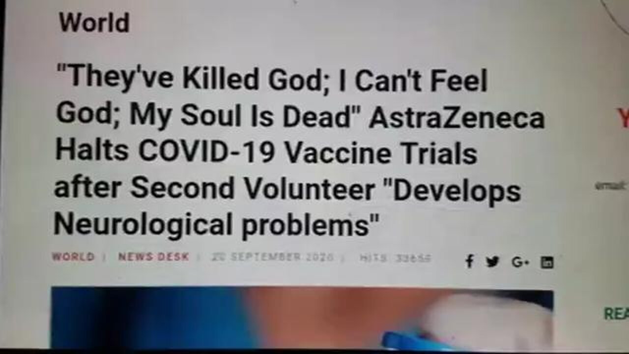 "God gene" VMAT2, FunVax = Mark of the Beast