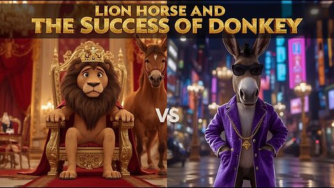 Lion horse and The Success of Donkey | full comedy movie in Hindi dubbed