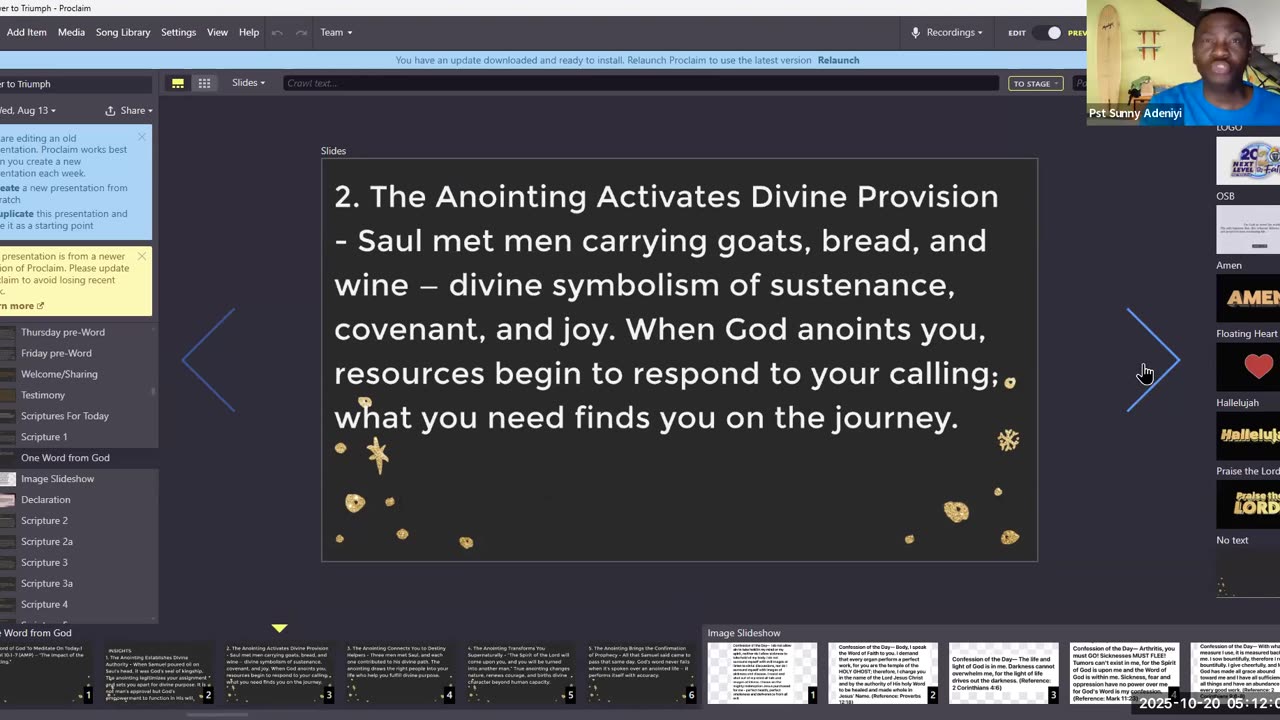 Power To Triumph || October 20, 2025 || “The Impact of the Anointing.”