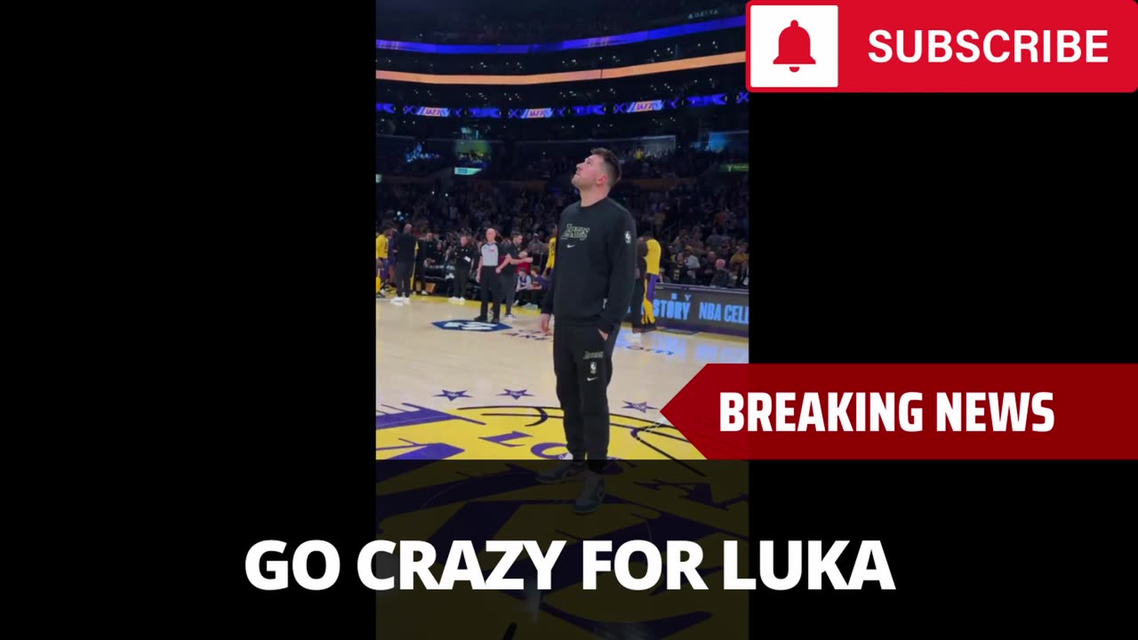 Luka Receives Warm Welcome From Lakers Crowd