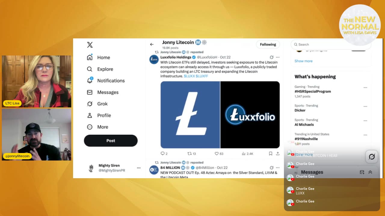 LIVE with JonnyLitecoin