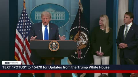 President Trump Holds a Press Briefing, June 27, 2025