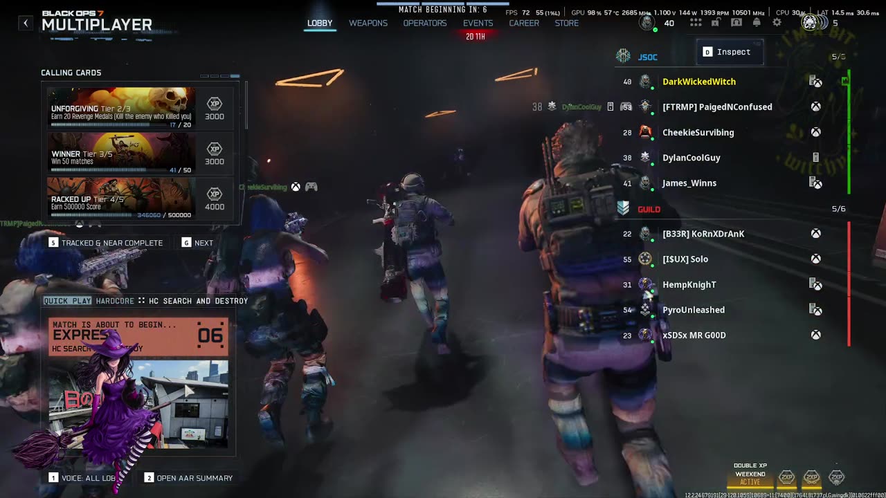 Some gaming and some shots lets go