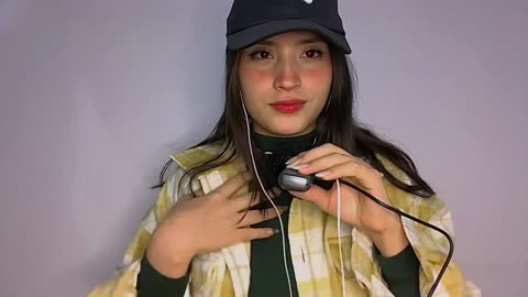 ASMR con mi outfit 🥼 l Sonidos de ropa