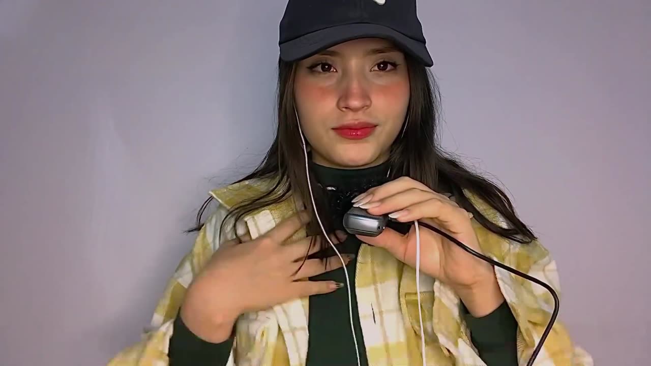 ASMR con mi outfit 🥼 l Sonidos de ropa