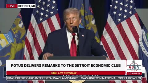 FULL REPLAY: President Trump Delivers Remarks to the Detroit Economic Club - 01/13/26