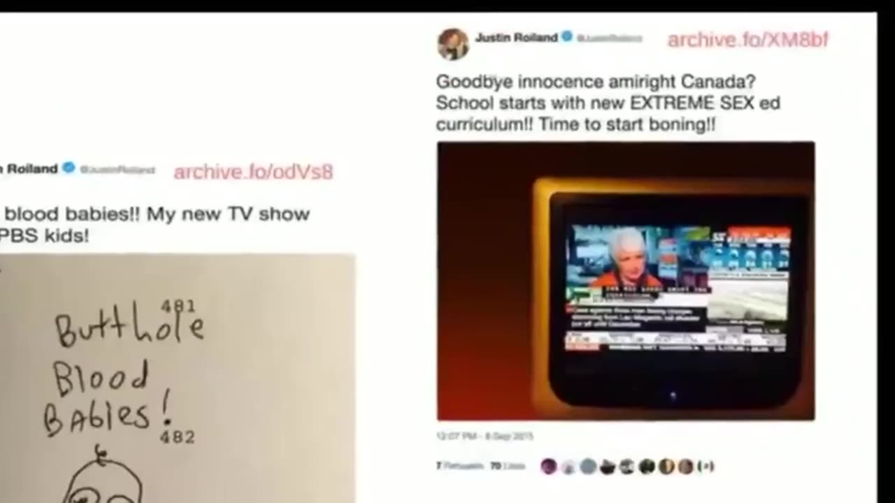 We have the receipts😡These people are sick and the internet is forever!