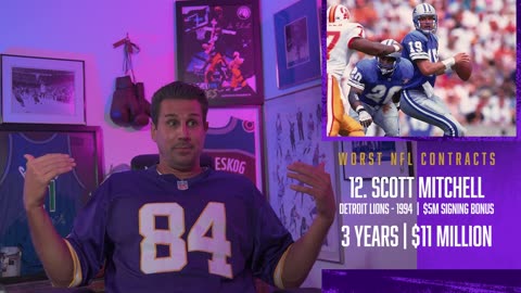 The Lions Paid Franchise QB Money… for Scott Mitchell 😬