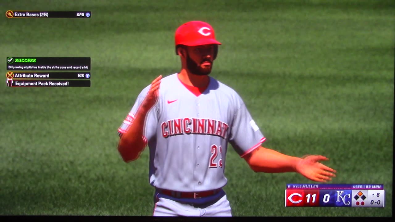 MLB The Show: Cincinnati Reds vs Kansas City Royals (S6 G100)