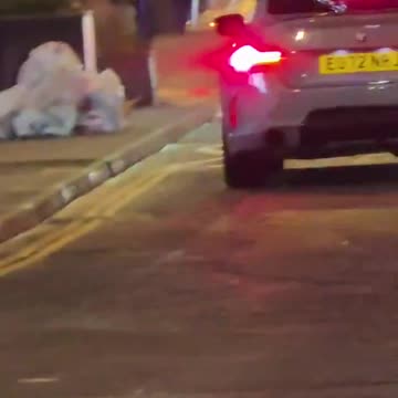 Syrians speeding through Oxford Street while Christmas shoppers shop. This is London 2025