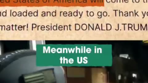America is going to save the world and bring democracy once more...