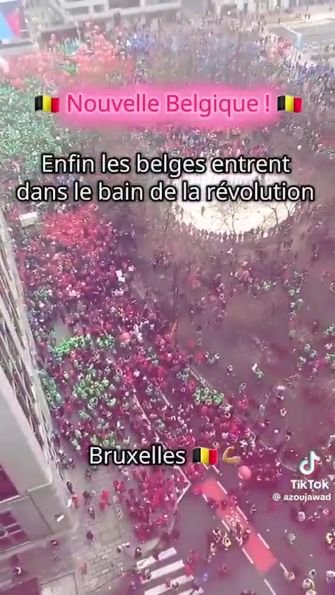 Les belges font une révolution. L'Europe doit tomber