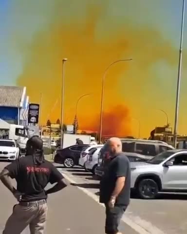 A chemical incident in Montague Gardens, Cape Town, South Africa