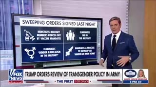 President Trump signs stack of military focused executive orders