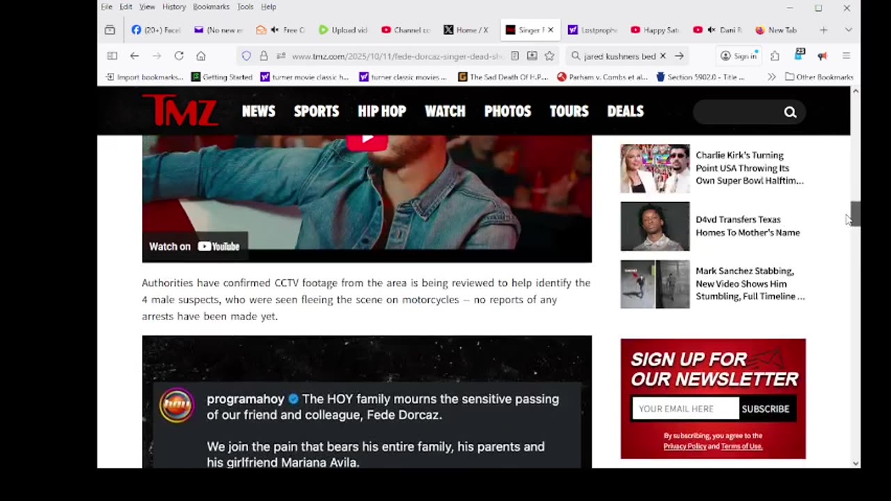 Singer Fede Dorcaz Dead at 29