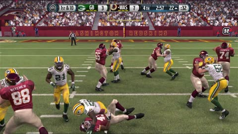 MADDEN 16 , 1969 REDSKINS VS GREEN BAY, PLAYOFFS GAME 2 - NFC ROUND