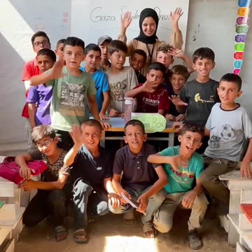 In a Gaza classroom, Ms. Heba keeps a Dreams Box