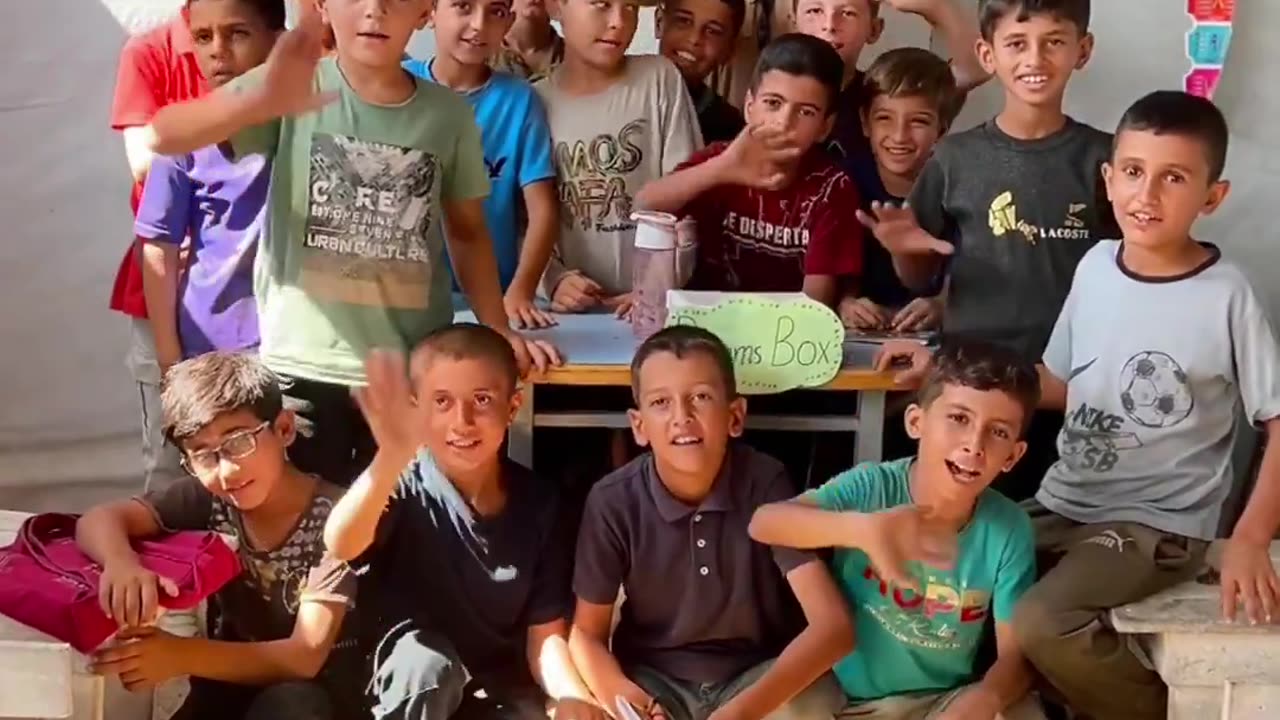 In a Gaza classroom, Ms. Heba keeps a Dreams Box