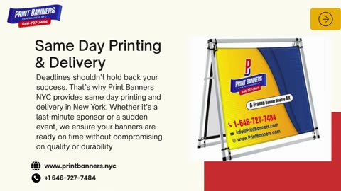 Same Day Banner Printing Services - Print Banners NYC