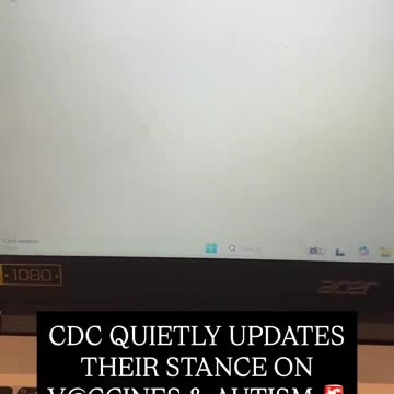🚨CDC updates their stance on vaccines and autism