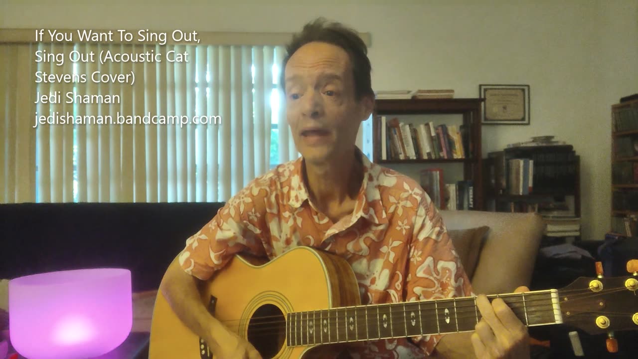 If You Want To Sing Out, Sing Out (Acoustic Cat Stevens Cover) - Jedi Shaman