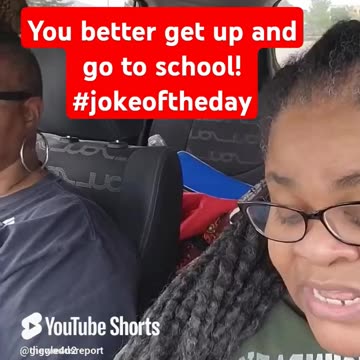 You better get up and go to school! #jokeoftheday