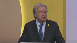 UN Chief Antonio Guterres says Governments arriving at COP30 must have plans to slash emissions