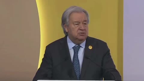 UN Chief Antonio Guterres says Governments arriving at COP30 must have plans to slash emissions