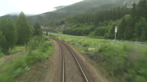 Nordlandsbanen in Summer - From Trondheim to Bodø at 10x