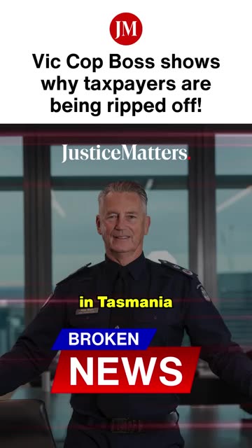 Vic Cop Boss shows why taxpayers are being ripped off