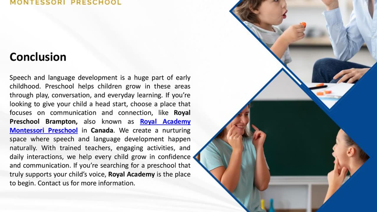How Preschool Helps With Speech and Language Development