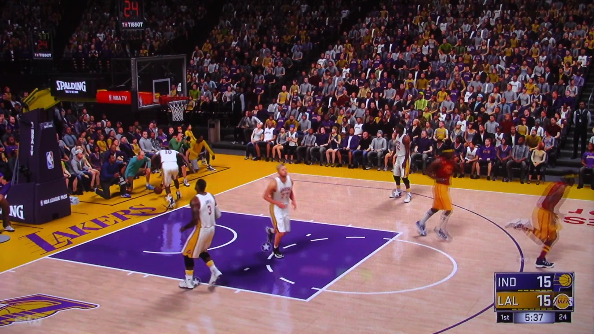 NBA2K: Indiana Pacers vs Los Angeles Lakers (Dunks-OT-Buzzer Beater)