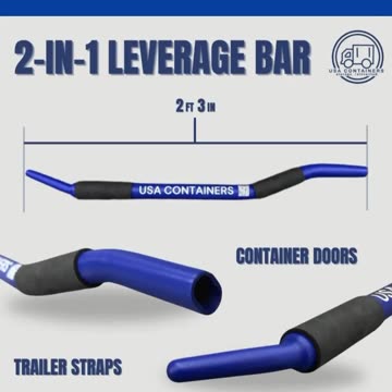 Pre-Order Now! The Cargo Commander 2-in-1 Leverage Bar is here to help you open container doors!