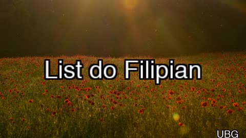 Nowy Testament - 11. UBG - List do Filipian